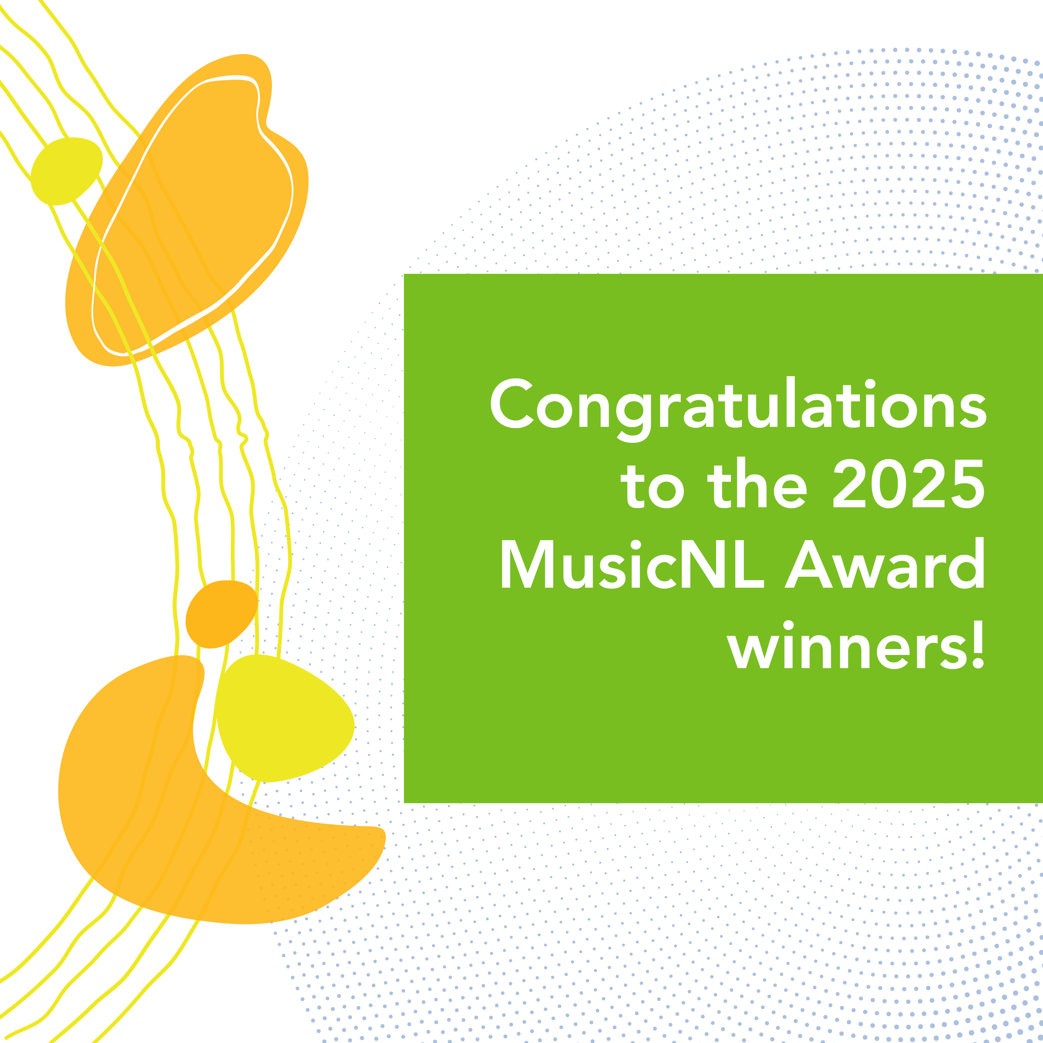 Congratulations to the 2025 MusicNL Award Winners